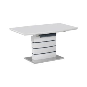 Extendable table Darsile gray-charcoal MDF 140-180x90x76cm