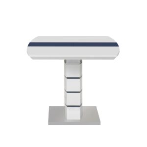 Extendable table Darsile gray-charcoal MDF 140-180x90x76cm