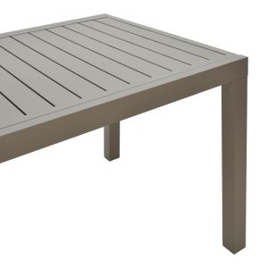 Разтегателна маса Lafla алуминий в цвят шампанско 160-240x90x75см