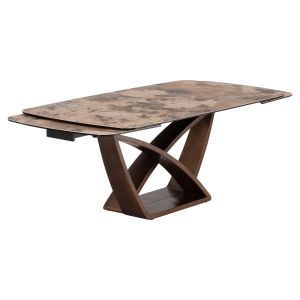 Extendable dining table Empire Sm18094 ceramic-metal 200(50+50)x100x77h