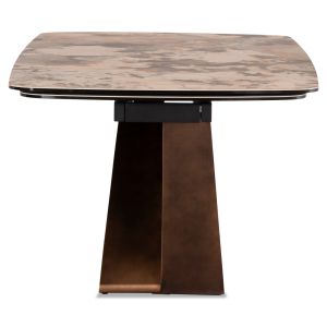 Extendable dining table Empire Sm18094 ceramic-metal 200(50+50)x100x77h