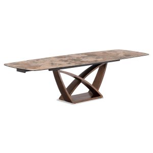 Extendable dining table Empire Sm18094 ceramic-metal 200(50+50)x100x77h
