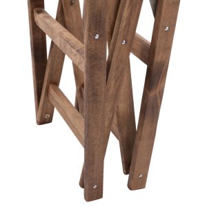 Limnos Walnut chair frame, impregnated Hm5574,01 57x54x88,5cm