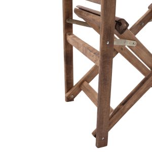 Limnos Walnut chair frame, impregnated Hm5574,01 57x54x88,5cm