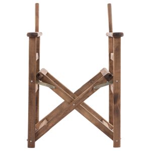 Limnos Walnut chair frame, impregnated Hm5574,01 57x54x88,5cm