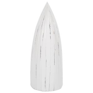 Vertical bottle rack in the shape of a boat made of mahogany wood 10 places Hm9493 36x26x92.5cm