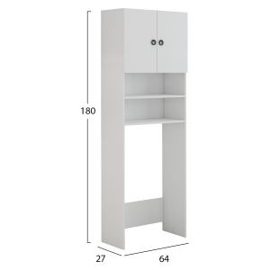 Shelf for above washing machine melamine in white Hm9122,11