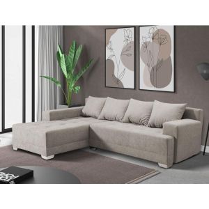 Reversible corner sofa bed Galaxy beige 267*178*75