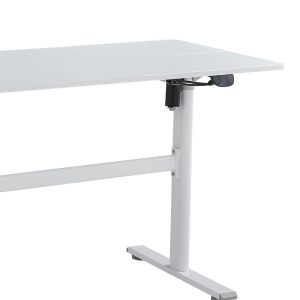 Height-adjustable office desk Karla white 120x60x72/115cm