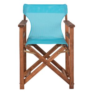 Director's chair Limnos Hm10368.08 in walnut color 57x54x88.5hcm