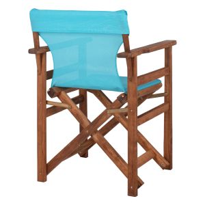 Director's chair Limnos Hm10368.08 in walnut color 57x54x88.5hcm