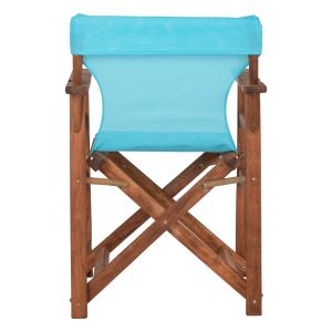 Director's chair Limnos Hm10368.08 in walnut color 57x54x88.5hcm