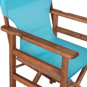 Director's chair Limnos Hm10368.08 in walnut color 57x54x88.5hcm