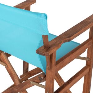 Director's chair Limnos Hm10368.08 in walnut color 57x54x88.5hcm