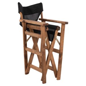 Limnos Walnut Director's Chair with Black Inscription Hm10368.05