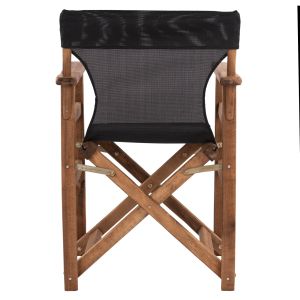 Limnos Walnut Director's Chair with Black Inscription Hm10368.05