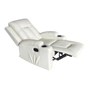 Relax armchair Gessel Pu in cream color 80x90x98cm