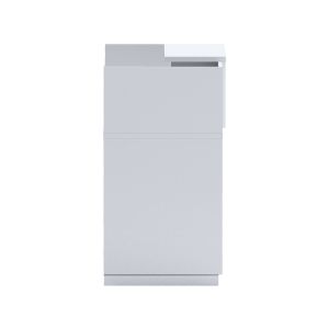 Lotus reception desk in white color 140x70x110cm