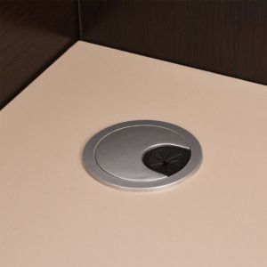 Reception-office desk 240x82 wine/beige Hm2068,01