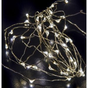 Светеща декорация лампички 100led Micro-led 10 метра Gold/warm White