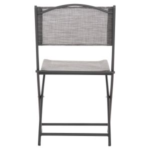 Folding outdoor chair Mag Hm5971.01 gray metal-gray textile 45x51x81hcm.