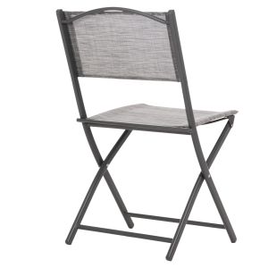 Folding outdoor chair Mag Hm5971.01 gray metal-gray textile 45x51x81hcm.