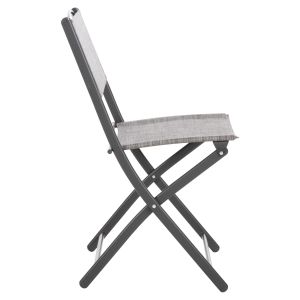 Folding outdoor chair Mag Hm5971.01 gray metal-gray textile 45x51x81hcm.