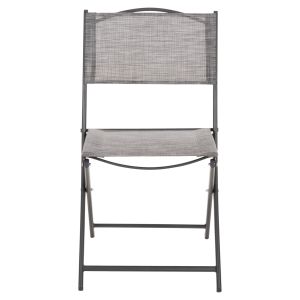Folding outdoor chair Mag Hm5971.01 gray metal-gray textile 45x51x81hcm.