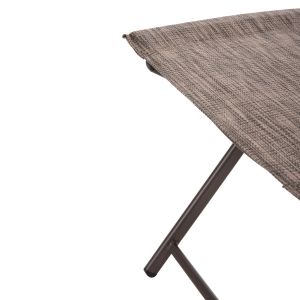 Folding outdoor chair Mag Hm5971.02 brown metal-brown textile 45x51x81hcm.