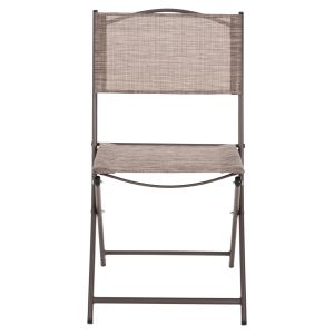 Folding outdoor chair Mag Hm5971.02 brown metal-brown textile 45x51x81hcm.