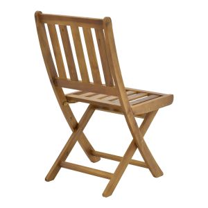 Folding chair Elijie made of solid acacia wood 45x62x90cm