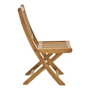 Folding chair Elijie made of solid acacia wood 45x62x90cm