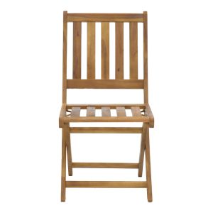 Folding chair Elijie made of solid acacia wood 45x62x90cm