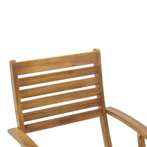 Folding chair Gorpo made of solid acacia wood 57x59x93cm