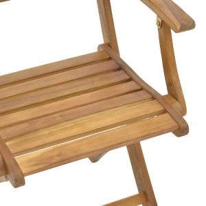 Folding chair Gorpo made of solid acacia wood 57x59x93cm