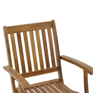 Folding chair Joter made of solid acacia wood 53x60x90cm