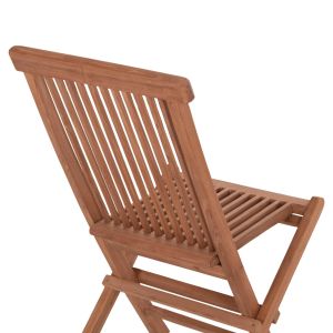 Folding chair Kendall Hm18127 teak in natural color 46.5x63.5x88cm.