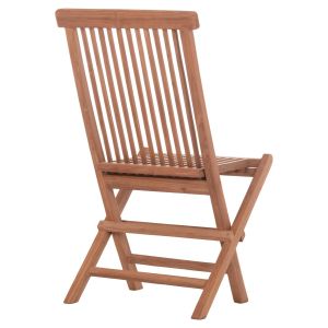Folding chair Kendall Hm18127 teak in natural color 46.5x63.5x88cm.