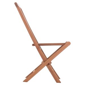 Folding chair Kendall Hm18127 teak in natural color 46.5x63.5x88cm.