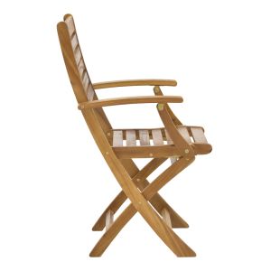 Folding chair Recofly made of solid acacia wood 52x53x85cm