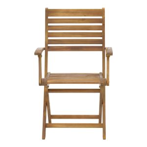 Folding chair Recofly made of solid acacia wood 52x53x85cm