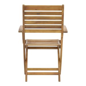 Folding chair Recofly made of solid acacia wood 52x53x85cm