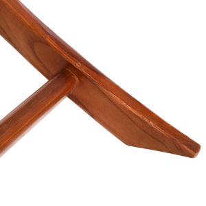Folding chair for garden or living room teak Viro synthetic rope 65.5x80x67hcm Hm9477.01