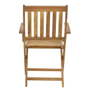 Folding chair made of solid acacia wood 56x61x89cm