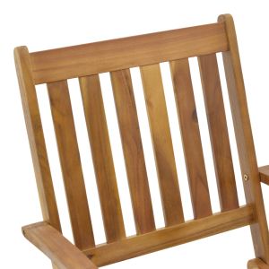 Folding chair made of solid acacia wood 56x61x89cm