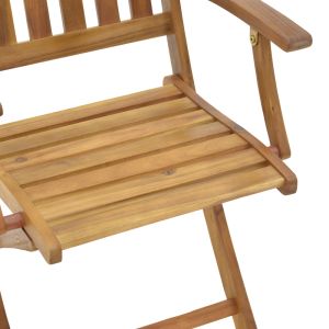 Folding chair made of solid acacia wood 56x61x89cm