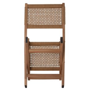 Folding chair made of beech and natural rope Hm9411,01
