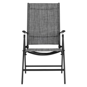 Folding chair with 7 levels gray Hm5700,01 55x70x103cm