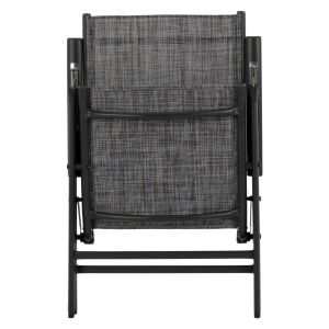 Folding chair with 7 levels gray Hm5700,01 55x70x103cm