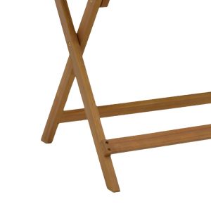 Folding garden table Jaybo made of solid acacia wood 100x65x72cm